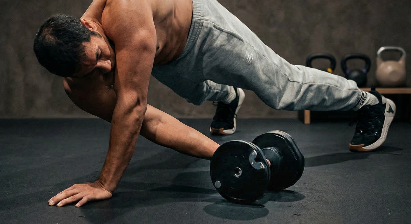 Three Dumbbell Plank Variations That Actually Carve Your Core
