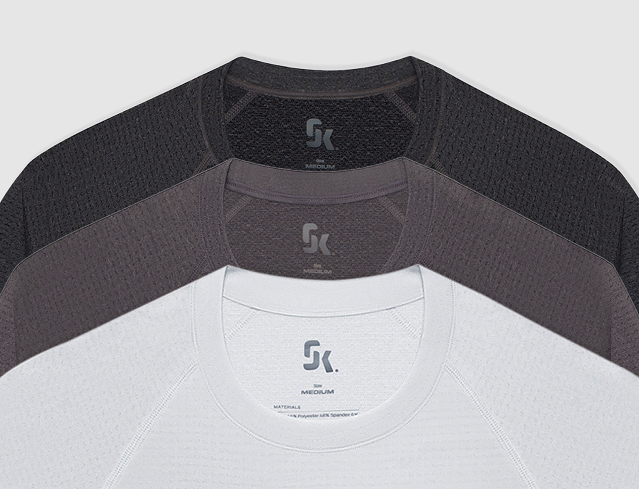 SMRTK Long Sleeve Performance Tee (3 pack)